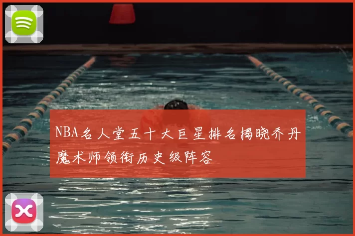 NBA名人堂五十大巨星排名揭晓乔丹魔术师领衔历史级阵容