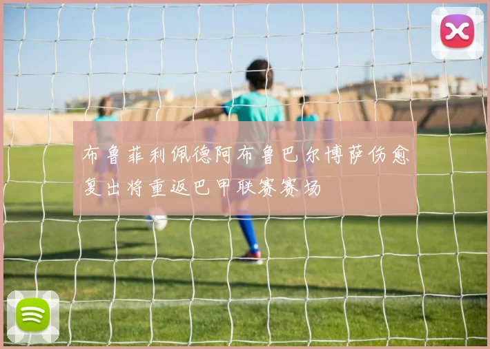 布鲁菲利佩德阿布鲁巴尔博萨伤愈复出将重返巴甲联赛赛场