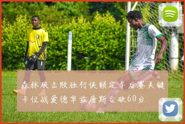 森林狼击败独行侠锁定季后赛关键卡位战爱德华兹唐斯合砍60分